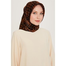Armine Soyut Desenli Twill Saf İpek Eşarp 9259D 01 04