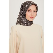 Armine Monogram Desenli Twill Saf İpek Eşarp 9207D 85