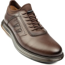 Nobel 4031 Kahverengi Streç Deri Erkek Casual Ayakkabı