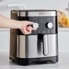 Karaca 9 Litre Aile Boyu Hacim 8 Kişilik Airfryer, 1900W - Onerous Hassas Tartı