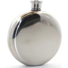 Paslanmaz Çelik Yuvarlak 5 Oz Tekli Matara ALK2676