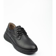 Voyager 020 Siyah Deri Kadın Günlük Ayakkabı