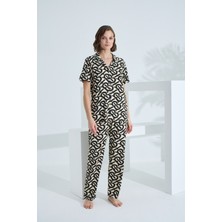 Etoile Bambu Kısa Kollu Yazlık Kadın Pijama Takımı 73374