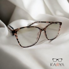 Karya Eyewear Leopar Mavi Işık Korumalı Gözlük