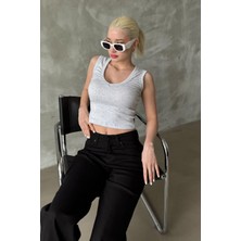 Madmext Karmelanj V Yaka Biyeli Kadın Atlet MG2292