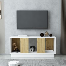 Decomech Mobilya Asper Safir Beyaz Tvünitesi