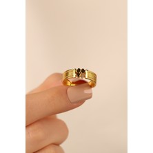 ÇGK KUYUMCULUK Yonca Hasır Altın Yüzük CGKYZK0353