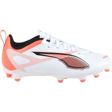 Puma Ultra 5 Play FG/AG Beyaz Krampon Erkek Çocuk 35 Numaralı Ayakkabı (108170-01)