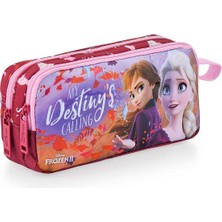 Frozen Kalem Çantası 48033 Çift Gözlü