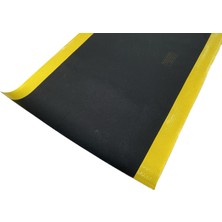 Yalıtkan Paspas 3mm 20 Kv Izole Halı Siyah Sarı Şeritli Elektrik Pano Önü Yalıtkan Paspas Isg Paspası