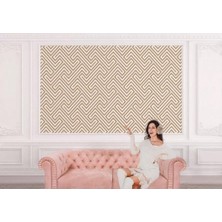 Pastel Renkli Geometrik Desenli Duvar KAĞIDI-5782