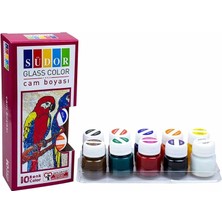 Südor   Su Bazlı Cam Boyası 15 ml Şişe 10’lu 322S