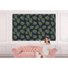 Tropikal Ağaç Yaprakları Duvar KAĞIDI-5562