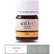 Artdeco Cam Boyası 25ML Gümüş