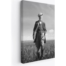 Atatürk Portre Tablosu Mustafa Kemal Atatürk Dikdörtgen Dekoratif Kanvas TABLO-FC-127