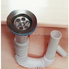 Renk Yapı Rüyası Bulaşık  Makinası Girişli, Körüklü, Plastik, Lavabo Sifonu
