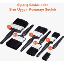 Plastik Yağlıboya Fırçası Her Ebat Fırça Ergonomik