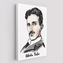 Nikola Tesla Dekoratif Kanvas TABLO-5917