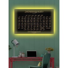 LED Işıklı Esma'ül Hüsna (Allah'ın Cc. 99 Ismi Şerifi)