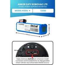 Electroll Anker Eufy Robovac L70 Hybrid Batarya (Orjinal Kapasite) 5.200MAH Pil Robot Süpürge Batarya Değişimi