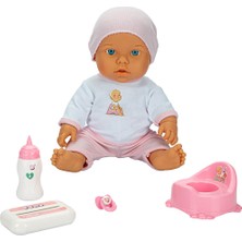 Dollz'n More Sesli Bebelou 32 cm Pembe Tuvalet Zamanı Bebek Seti Eğlenceli Oyunlar ve Karakter Temalı