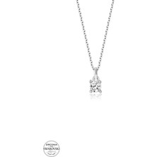 Kutaydan Swr Zirconia 0,28 Ct Minimal Kadın Gümüş Kolye