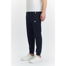 Erkek Şardonlu Dalgıç Kışlık Eşofman Altı Lacivert 5487-L