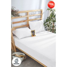 Ricco Lifes Beyaz Lastikli Çarşaf Yastık Kılıfı (100X200) Tek Kişilik