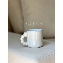 Pearl Boncuk Mug | El Yapımı Seramik Bardak Kupa | 300 ml | 1 Adet