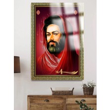 Taulart Hz.ali Portesi Kırılmaz Lüks Cam Tablo Ultra Canlı Renkler Ev, Iş Yeri, Ofis Hediyesi