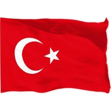 100X150 cm  Raşel Türk Bayrağı Bayrak Kenarı Dikişli Yurt