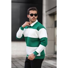 3 Ip Parçalı Düğmeli Polo Yaka Sweat
