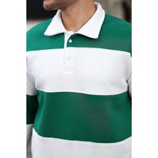 3 Ip Parçalı Düğmeli Polo Yaka Sweat