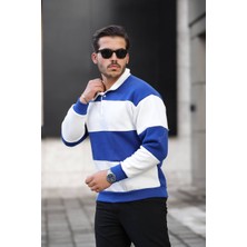 3 Ip Parçalı Düğmeli Polo Yaka Sweat