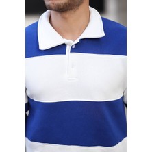 3 Ip Parçalı Düğmeli Polo Yaka Sweat