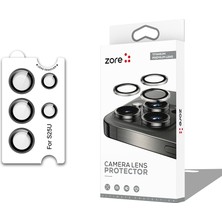 ZORE Galaxy S25 Ultra Cl-12 Premium Safir Parmak Izi Bırakmayan Anti-Reflective Kamera Lens Koruyucu