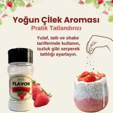 Fibrelle Flavor Çilek Aromalı Toz Aroma 45 gr