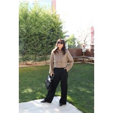 Boutique de Elegante Soft Kısa Ceket S - Haki