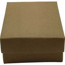 Paketleme Tezgahı Kraft Karton Süngerli Kolye Bileklik Set Kutusu 24 Adet
