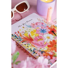 Victoria's Journals Spiralli Sert Kapak Süresiz Ajanda Planner A5