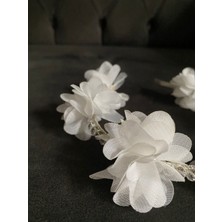 Sema Art Design Beyaz Nikah Düğün Gelin Tacı