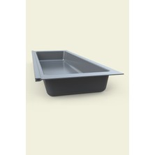 Mutfak Çekmece Içi Tek Bölmeli Kepçelik-Kaşıklık 16cmX48cm(Boydan 4cm Kesilebilir)