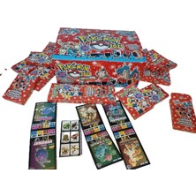 Hayal Sepeti Pokemon Yeni Büyük Kutu 2025 288 Kart + 288 Sticker  Orjinal Oyun Kartı 288 Adet
