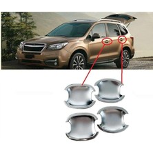 Subaru Forester Uyumlu 2009 2012 Dış Kapı Kolu Iç Kaplama Abs(Plastik) Krom