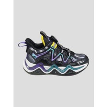 Pepino P-1963 Çocuk Ortopedi Spor Ayakkabı Siyah Mor