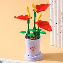 UrbanCove Co - Saksılı Bitkiler ve Çiçekler Yapı Oyuncakları, Blokları ve Ev Dekorasyonu