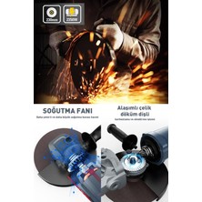 Assur 2200W Metal Şanzıman 230mm Büyük Spiral Taşlama