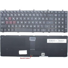 Afila Casper Excalibur G850.8750-B5G0A Notebook Klavyesi, Laptop Tuş Takımı (Siyah Tr) Işıklı