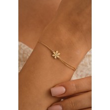 Sefa Gold 14 Ayar Altın Kar Tanesi Bileklik