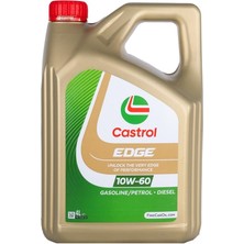 Castrol Edge 10W/60 4lt Supercar  (Dizel & Benzinli)
